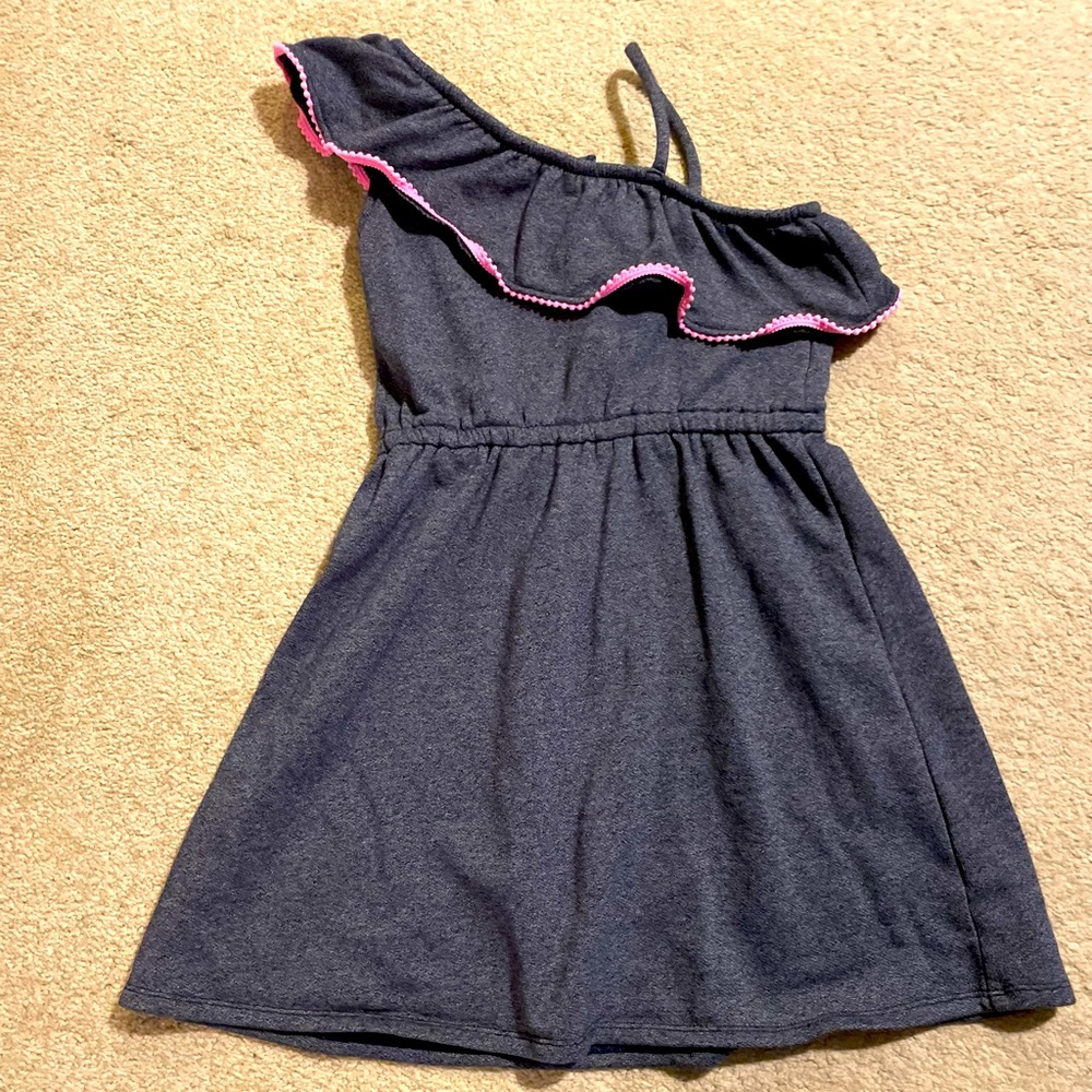 Blue One Shoulder Dress